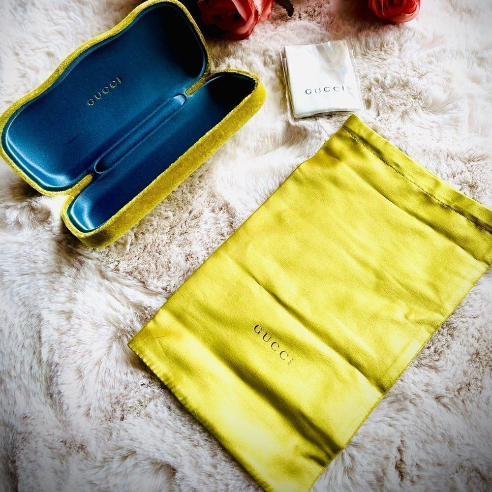 ♥️ Gucci eyeglass case, cleaning cloth and silk pouch - Picture 4 of 16